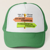 De tijd is kort trucker pet (Voorkant)