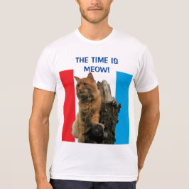 De tijd is miauw pompoen voor President T-shirt