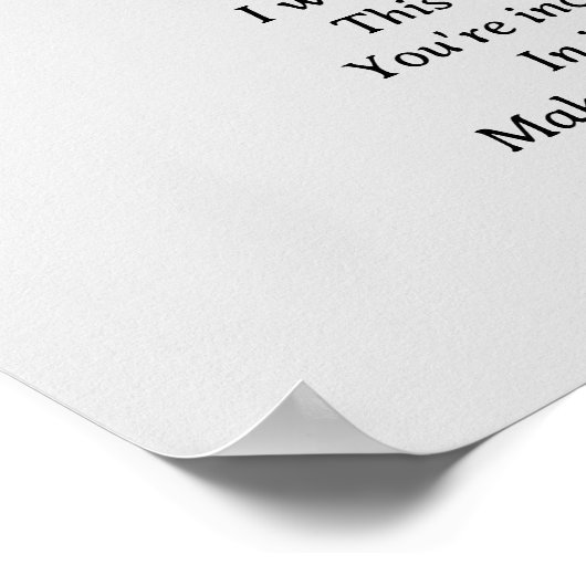 De tijd is nu aangebroken poster (Hoek)