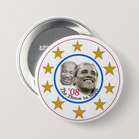 DE TIJD IS NU BUTTON (Voorkant /achterkant)