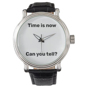 De tijd is nu horloge