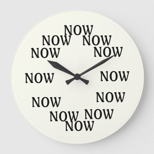 De tijd is nu klok (Voorkant)