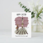 De tijd is om Pasen Flat Kaart (Staand voorkant)