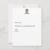 De tijd is om Pasen Flat Kaart (Achterkant)