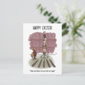 De tijd is op Paasfeest Briefkaart (Staand voorkant)