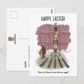 De tijd is op Paasfeest Briefkaart (Voorkant / Achterkant)