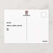 De tijd is op Paasfeest Briefkaart (Achterkant)