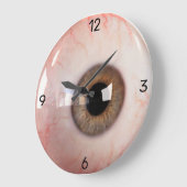 De tijd kijkt naar je! grote klok (Hoek)