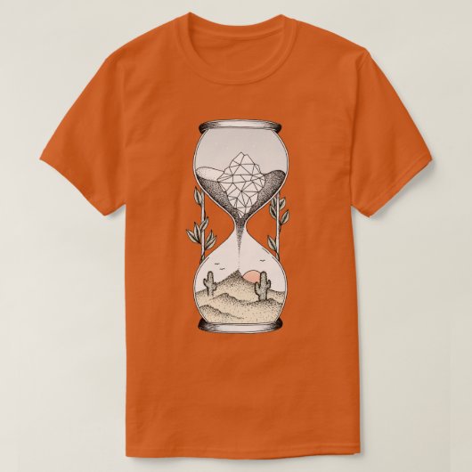 De tijd loopt uit 3 t-shirt (Design voorkant)