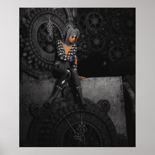 De tijd loopt van Poster uit (Voorkant)