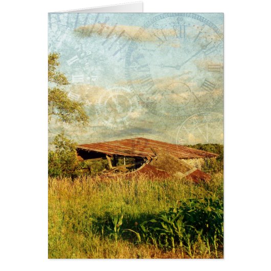 De tijd markeert zelfs wanneer de Barn is gevallen (Voorkant)