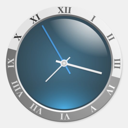 De tijd nadert - SRF Ronde Sticker (Voorkant)