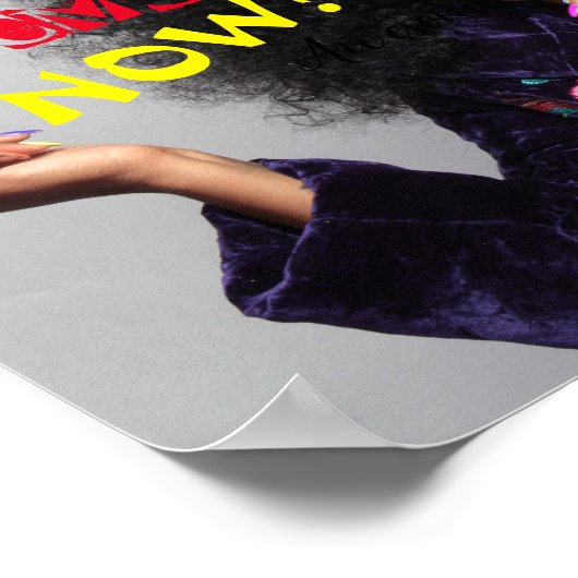 De tijd om Geweldige te zijn is nu Poster (Hoek)