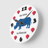 De tijd om Rhinoceros te redden Ronde Klok (Hoek)