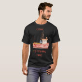 DE TIJD OM TE VISSEN T-SHIRT (Voorkant volledig)