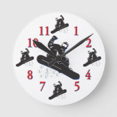 De tijd tot Snowboard Ronde Klok (Voorkant)