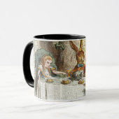 De tijd van Alice Morning Tea Mok (Voorkant links)
