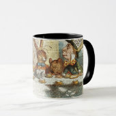 De tijd van Alice Morning Tea Mok (Voorkant rechts)