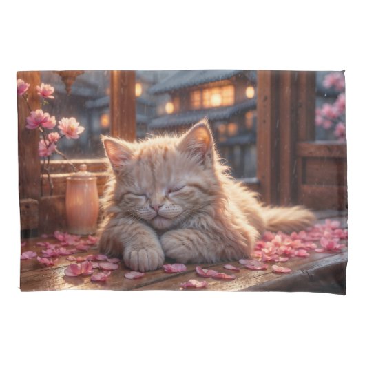 De tijd van Cherry Blossom Kussensloop (Voorkant-Links)