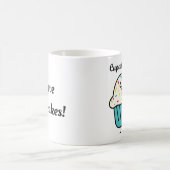 De Tijd van Cupcake met bestrooit zoet Koffiemok (Center)