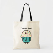 De Tijd van Cupcake met bestrooit zoet Tote Bag (Voorkant)