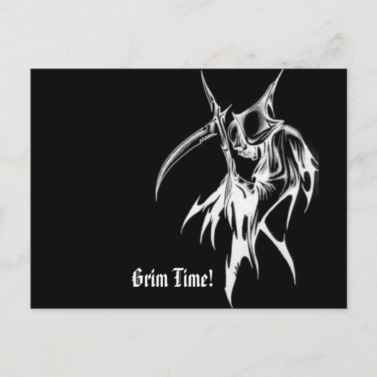 De tijd van de grimmigheid. -Briefkaart Briefkaart (Voorkant)