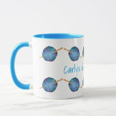 De tijd van de hak, gepersonaliseerd met jouw naam mok (Links)