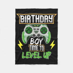De tijd van de jongen van de geboorte om VideoSpel Fleece Deken