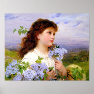 De tijd van de Lilacs Fine Art Print