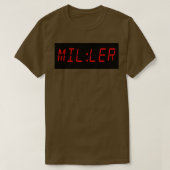 De tijd van de Miller T-shirt (Design voorkant)