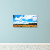 De Tijd van de oogst Canvas Afdruk (Insitu (Houten vloer))