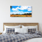 De Tijd van de oogst Canvas Afdruk (Insitu (Slaapkamer))