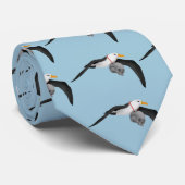 De tijd van de oude Mariner Albatross Skull Stropdas (Opgerold)