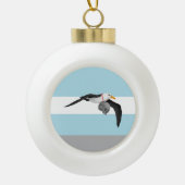 De tijd van de oude zeeman Albatros Keramische Bal Ornament (Voorkant)
