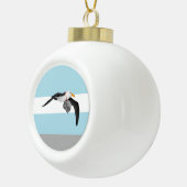 De tijd van de oude zeeman Albatros Keramische Bal Ornament (Rechts)
