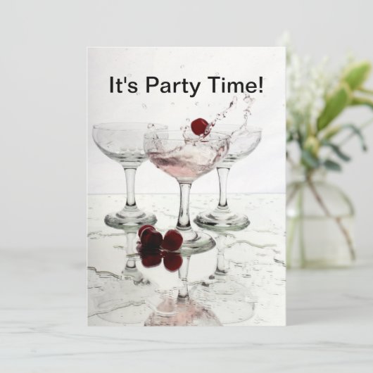 De tijd van de Partij Kaart (Staand voorkant)