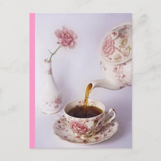 De Tijd van de thee Briefkaart (Voorkant)