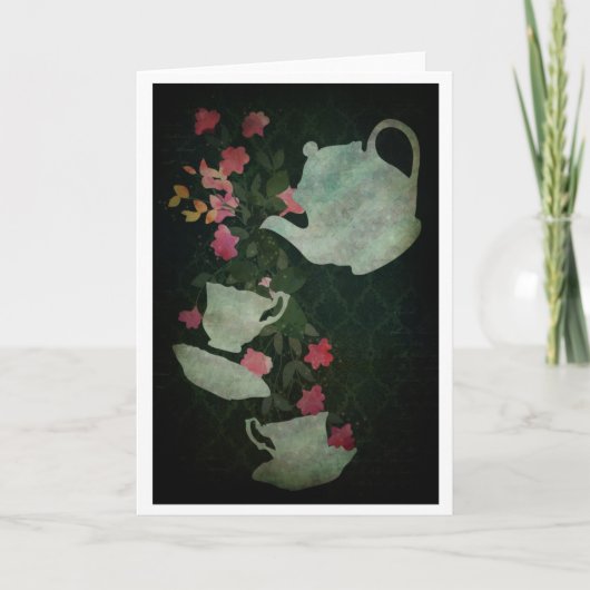 De Tijd van de thee Kaart (Voorkant)