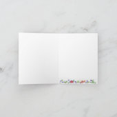 De Tijd van de Thee van de Stapel van het Bedankkaart (Binnen)