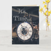 De Tijd van de verjaardag Kaart (Gele Bloem)