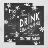 De Tijd van de vraag aan Drink Champagne Collectie Kaart (Voorkant / Achterkant)