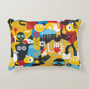 De tijd van de zomer accent kussen