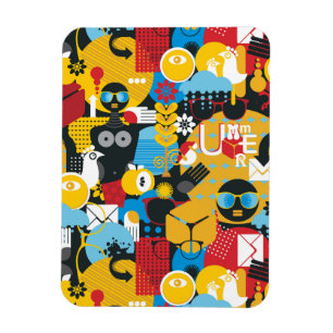 De tijd van de zomer magneet