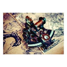 De tijd van grote geografische ontdekkingen foto afdruk