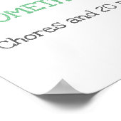 De Tijd van het Scherm van de zomer Regels eenvoud Poster (Hoek)