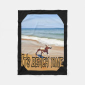De tijd van het strand fleece deken (Voorkant)