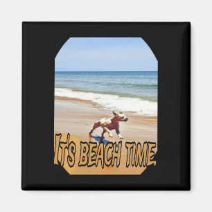 De tijd van het strand magneet