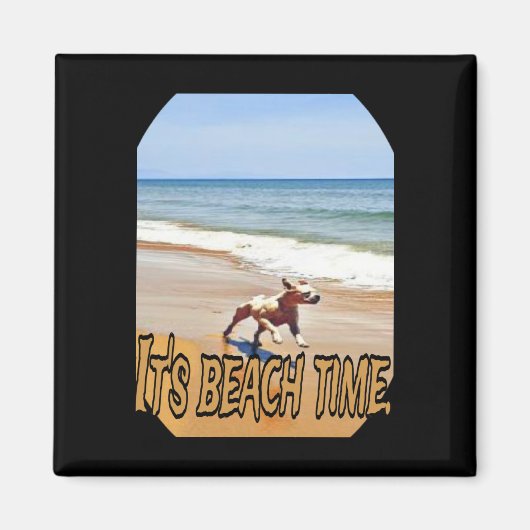 De tijd van het strand magneet (Voorkant)