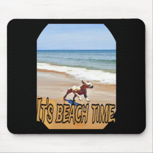 De tijd van het strand muismat