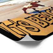 De tijd van het strand poster (Hoek)